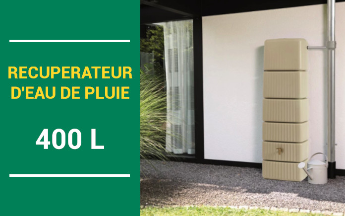 recuperateur eau de pluie 400l