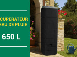 recuperateur eau de pluie 650l